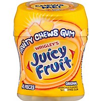 Juicy Fruit Original Sugar Free Chewing Gum Bottle - 40 Count - Image 2