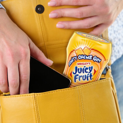 Juicy Fruit Original Sugar Free Chewing Gum Bottle - 40 Count - Image 5