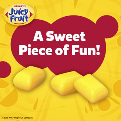 Juicy Fruit Original Sugar Free Chewing Gum Bottle - 40 Count - Image 3