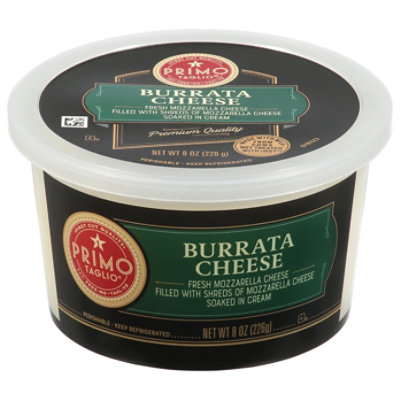 Primo Taglio Cheese Fresh Burrata - 8 Oz - Image 1