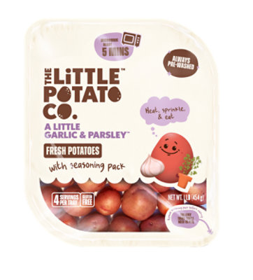 Little Potato Company Garlic Parsley Microwave Ready Fresh Potatoes - 1 Lb - Image 2