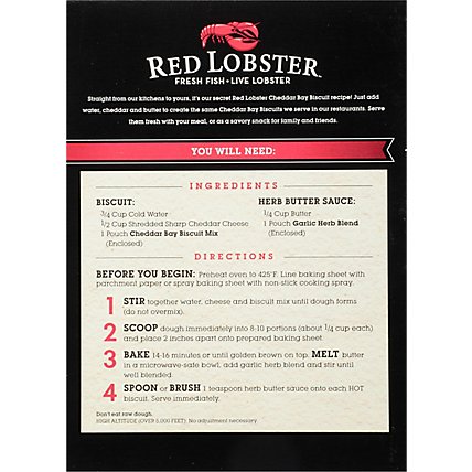 Red Lobster Cheddar Bay Biscuit Mix - 11.36 Oz - Image 6