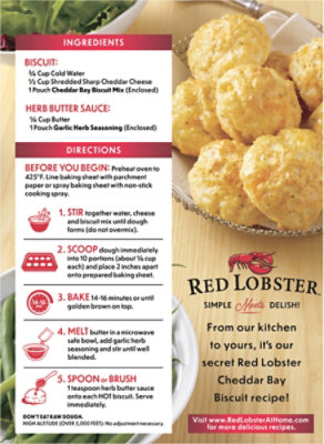 Red Lobster Cheddar Bay Biscuit Mix - 11.36 Oz - Image 5