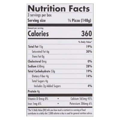 Daiya Dairy Free Cheeze Lovers Gluten Free Pizza - 15.7 Oz - Image 3