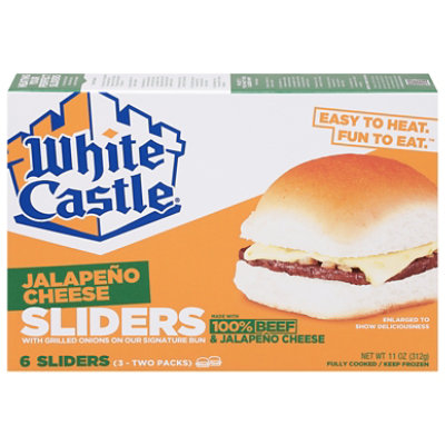 White Castle Microwaveable Cheeseburgers Jalapeno - 6 Count - Image 3