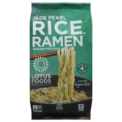 Lotus Foods Rice Ramen with Miso Soup Jade Pearl - 2.8 Oz - Image 3