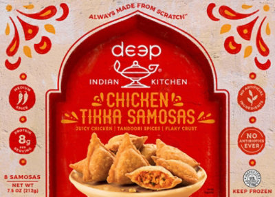 Deep Indian Kitchen Chicken Tikka Samosas - 7.5 OZ - Image 2