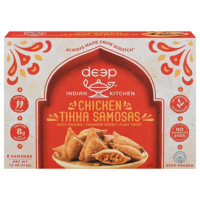 Deep Indian Kitchen Chicken Tikka Samosas - 7.5 OZ
