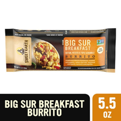 Sweet Earth Big Sur Breakfast Burrito - 5.5 oz