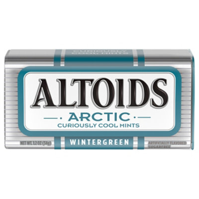 Altoids Arctic Wintergreen Sugarfree Mints Single Pack 1.2 Oz