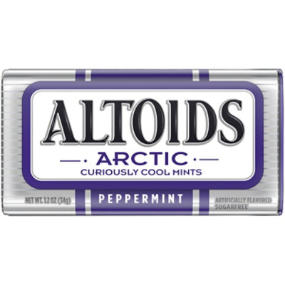 Altoids Arctic Peppermint Sugarfree Mints Single Pack 1.2 Oz - Image 3