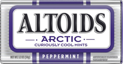 Altoids Arctic Peppermint Sugarfree Mints Single Pack 1.2 Oz - Image 2