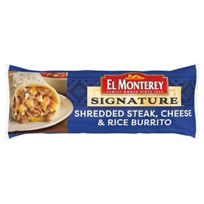 El Monterey Signature Shredded Steak & Three Cheese Burrito - 5 Oz - Image 1