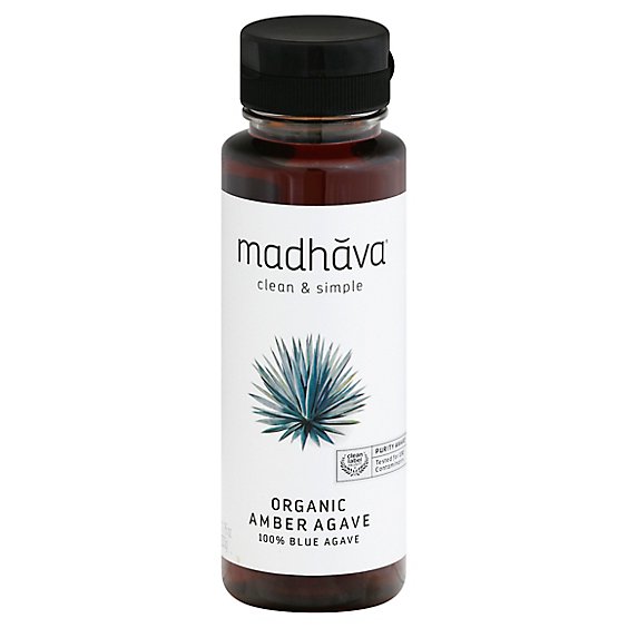 Madhava Agave Nectar Organic Amber - 11.75 Oz