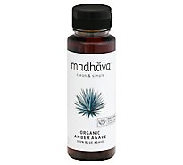 Madhava Agave Nectar Organic Amber - 11.75 Oz