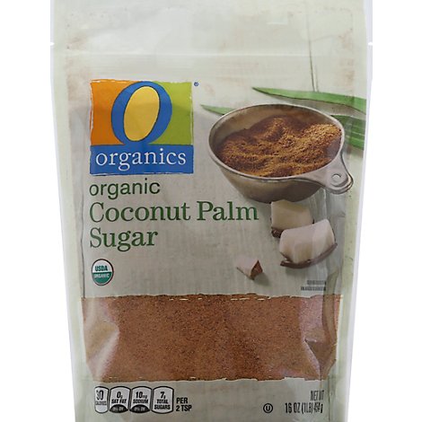 O Organics Organic Sugar Coconut Palm Sugar - 16 Oz