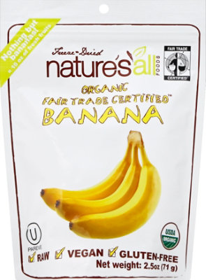 Natures All Foods Banana Organic - 2.5 Oz - Image 2