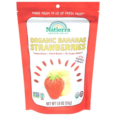 Natures All Foods Banana Strawberry Organic - 1.8 Oz - Image 3