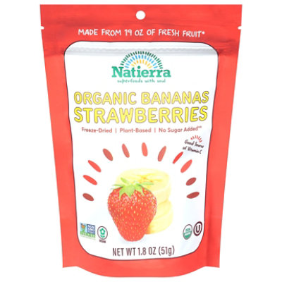 Natures All Foods Banana Strawberry Organic - 1.8 Oz