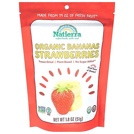 Natures All Foods Banana Strawberry Organic - 1.8 Oz