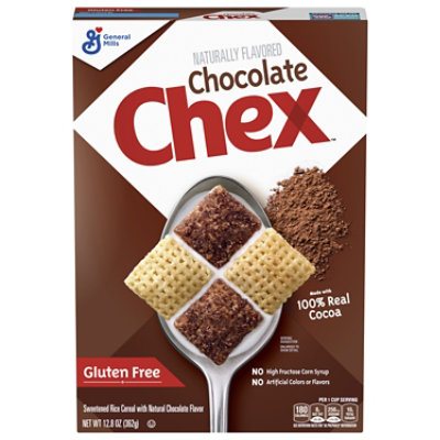 Chex Cereal Rice Gluten Free Chocolate - 12.8 Oz - Image 2