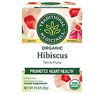 Traditional Medicinals Herbal Tea Organic Hibiscus - 16 Count