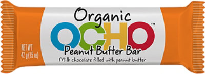 OCHO Organic Candy Bar Peanut Butter - 1.4 Oz