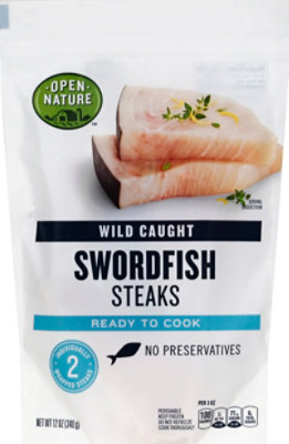 Open Nature Swordfish Steaks Wild Caught - 12 Oz - Image 2