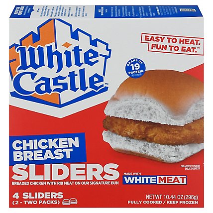 White Castle Microwaveable Chicken Breast Sandwiches - 4 Count - Image 2