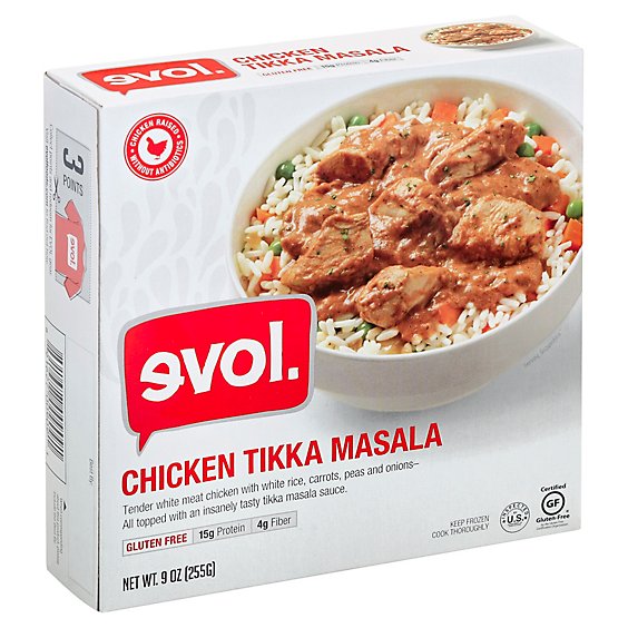 Evol Foods Chicken Tikka Masala - 9 Oz