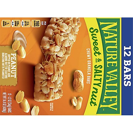 Nature Valley Granola Bars Sweet & Salty Nut Peanut Value Pack - 12-1.2 Oz - Image 6