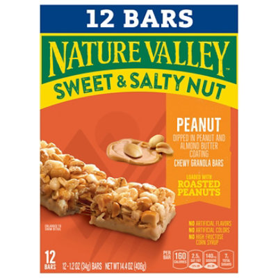 Nature Valley Granola Bars Sweet & Salty Nut Peanut Value Pack - 12-1.2 Oz