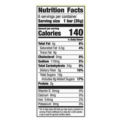 Nature Valley Oatmeal Squares Soft-Baked Blueberry - 6-1.24 Oz - Image 4