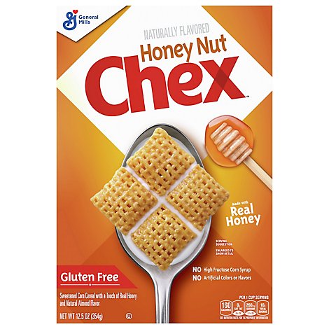 Chex Cereal Corn Gluten Free Sweetend Honey Nut - 12.5 Oz