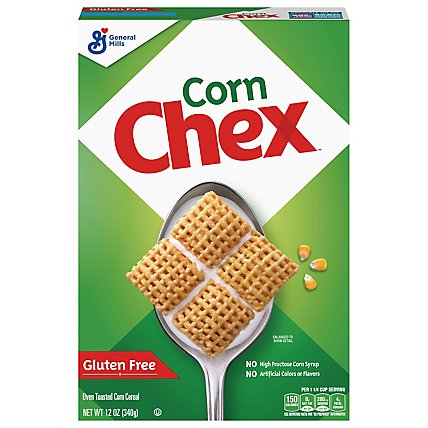 Chex Cereal Corn Gluten Free Oven Toasted - 12 Oz - Image 1