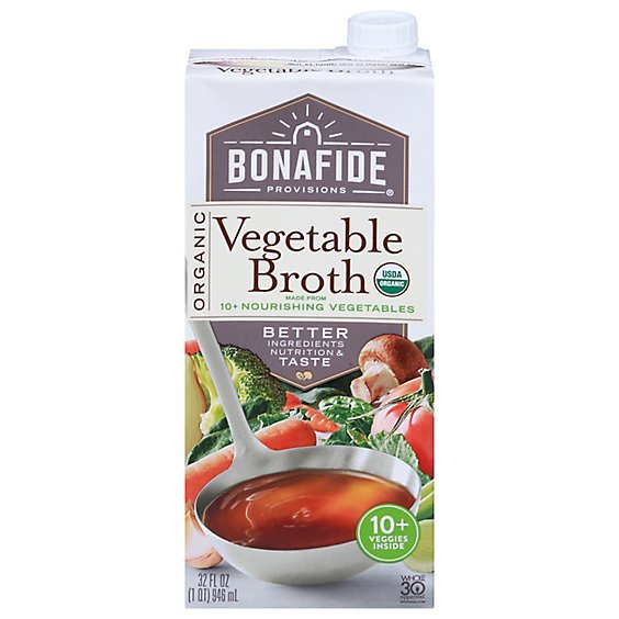 Bonafide Vegetable Broth Organic - 32 Oz