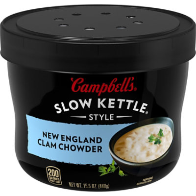 Campbell's Slow Kettle New England Clam Chowder 15.5 Oz - Image 1