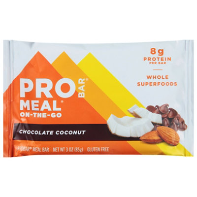 Pro Bar Meal Bar Gluten Free Chocolate Coconut - 3 Oz - Image 3