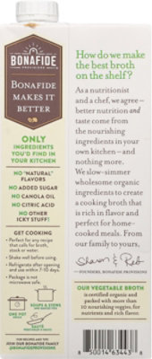 Bonafide Vegetable Broth No Salt Organic - 32 Oz - Image 7