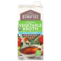 Bonafide Vegetable Broth No Salt Organic - 32 Oz - Image 2