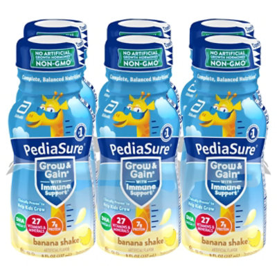 PediaSure Grow & Gain Kids Nutritional Shake Ready To Drink Banana - 6-8 Fl. Oz. - Image 2
