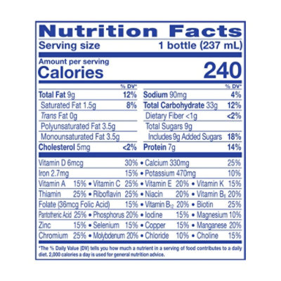 PediaSure Grow & Gain Kids Nutritional Shake Ready To Drink Banana - 6-8 Fl. Oz. - Image 3