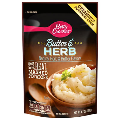 Betty Crocker Potatoes Butter & Herb Pouch - 4.7 Oz