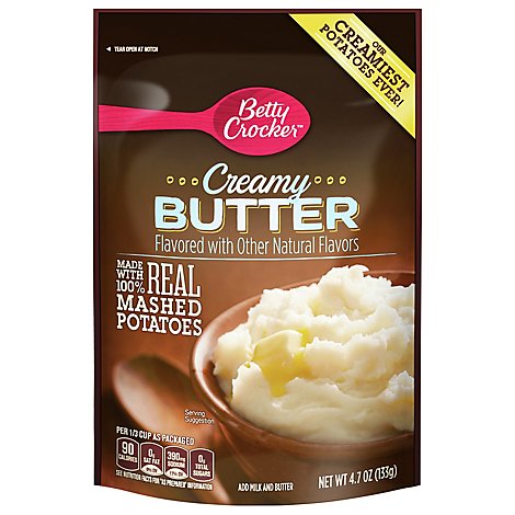 Betty Crocker Potatoes Creamy Butter Pouch - 4.7 Oz