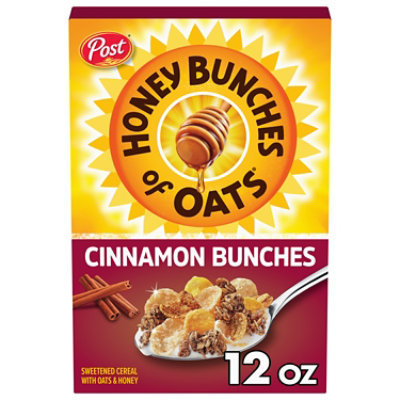Post Honey Bunches of Oats Cinnamon Bunches Cereal - 12 Oz
