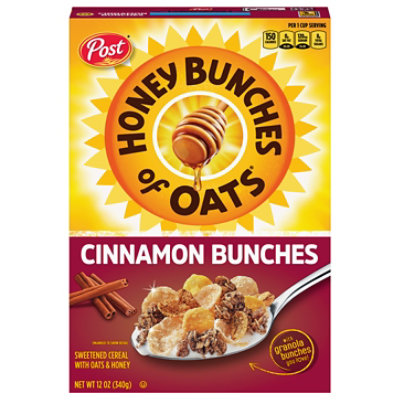 Post Honey Bunches of Oats Cinnamin Bunches - 12 Oz.