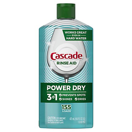 Cascade Dishwasher Power Dry Rinse Aid - 16 Fl. Oz. - Image 2