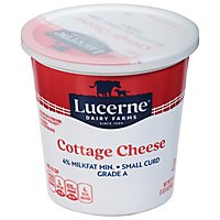 Lucerne Cheese Cottage Small Curd 4% Milkfat Min. - 24 Oz - Image 1