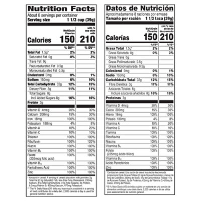 Cheerios Cereal Multi Grain Lightly Sweetened Box - 12 Oz - Image 3