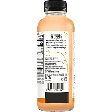 KeVita Sparkling Probiotic Drink Tangerine - 15.2 Fl. Oz. - Image 6